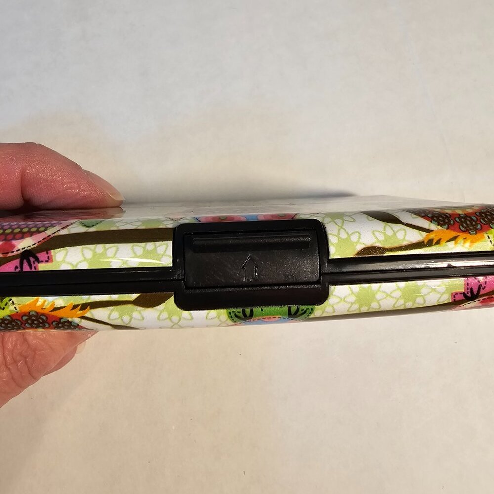 Shell-D / multi colored Owl Credit Card Case - Picture 3 of 4